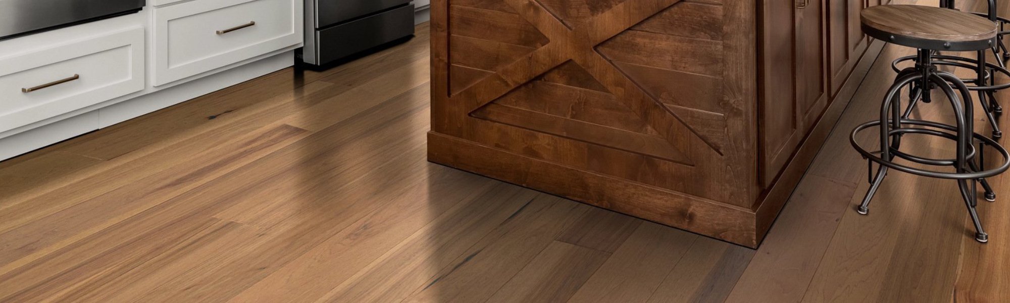 Wood Floored Kitchen